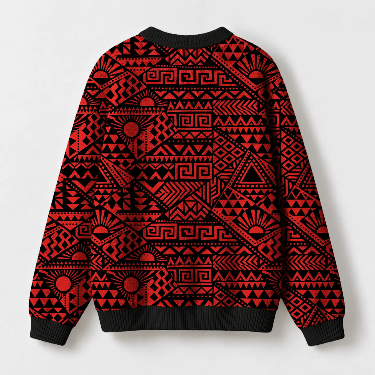"Shaka Burgundy" Sweatshirt — back view