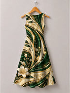 "Shanga" Corset Dress — back flat