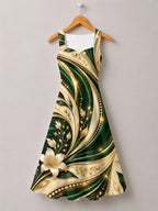 "Shanga" Corset Dress — front flat