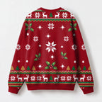 "Side Eye" Christmas Sweatshirt — back view