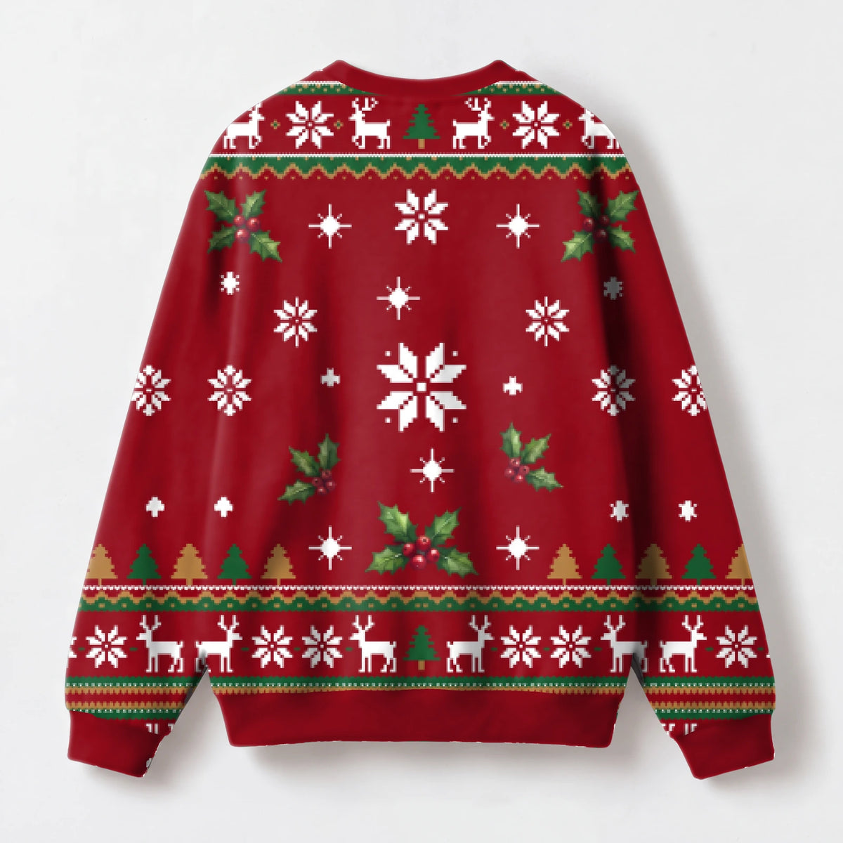 "Side Eye" Christmas Sweatshirt — back view