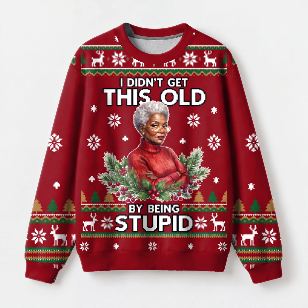 "Side Eye" Christmas Sweatshirt — front view