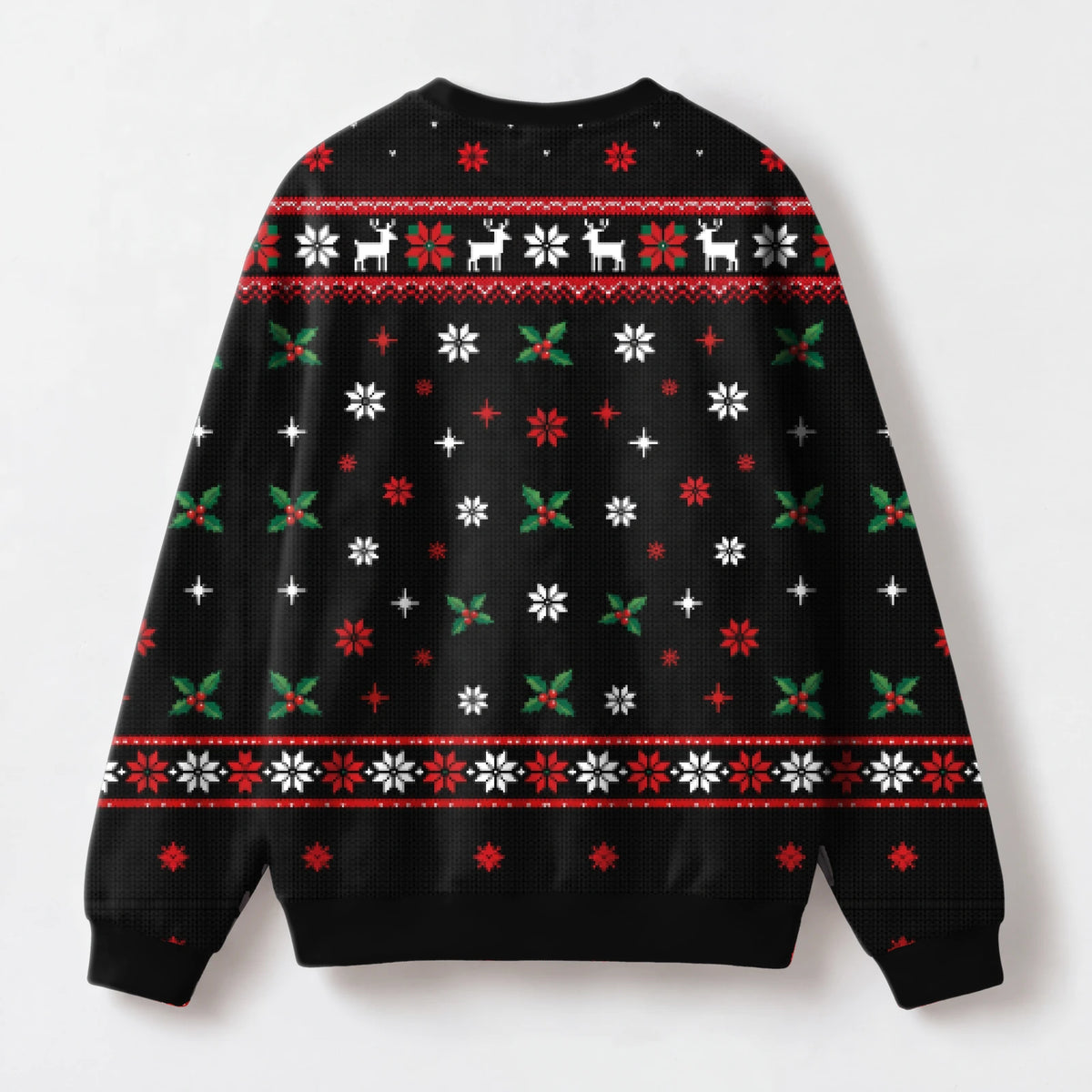 "Silver Fox" Christmas Sweatshirt — back view