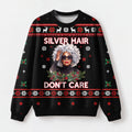 "Silver Fox" Christmas Sweatshirt