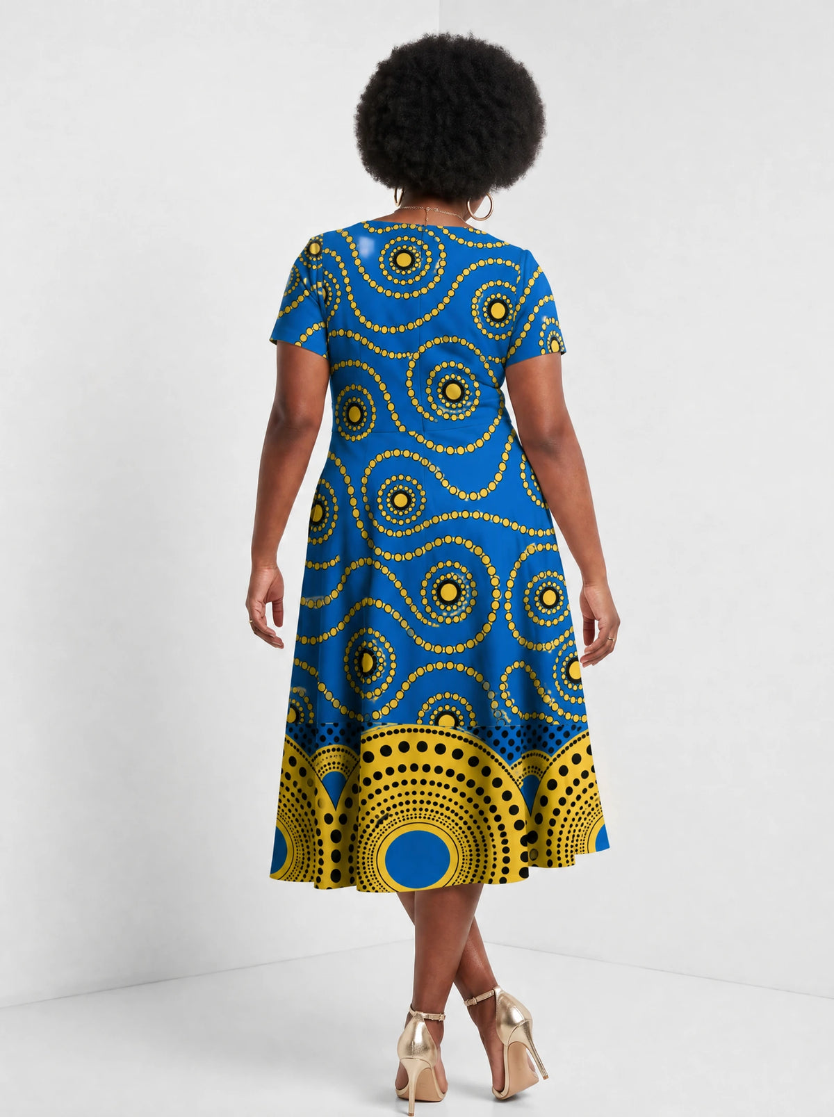 "Sitara" Sweetheart Midi Dress