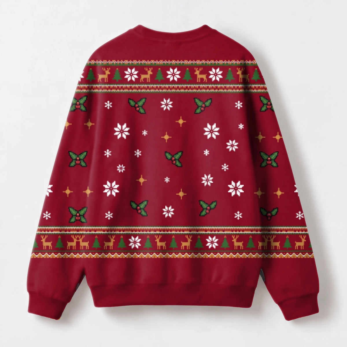 "Sleigh Queen" Christmas Sweatshirt — back view