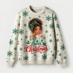 "Snow Day" Christmas Sweatshirt — front view