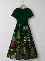 "Sungura" Sweetheart Midi Dress — back view