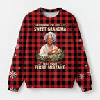 "Sweet Grandma" Christmas Sweatshirt — front view