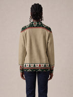 "Sweta" Christmas Sweatshirt — back view on model