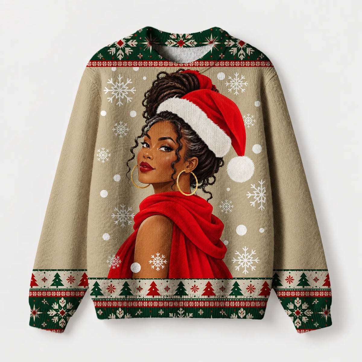 "Sweta" Christmas Sweatshirt — front view