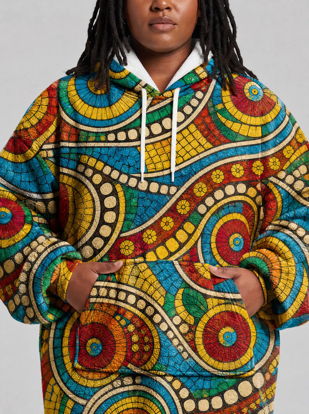 "Taji" Blanket Hoodie — full body