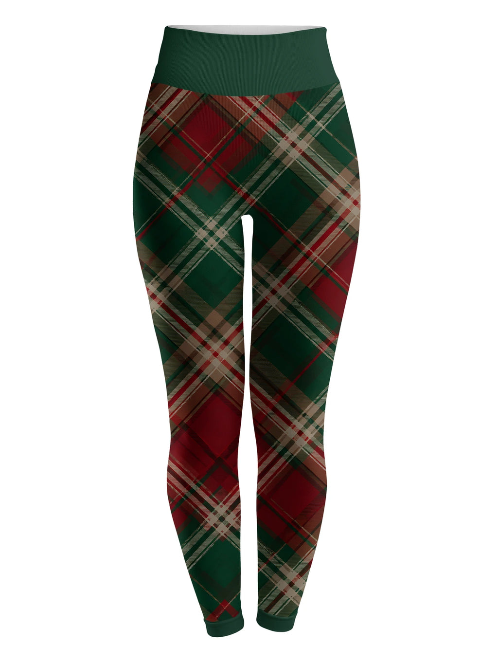 "Tamasha" Christmas Leggings — flat