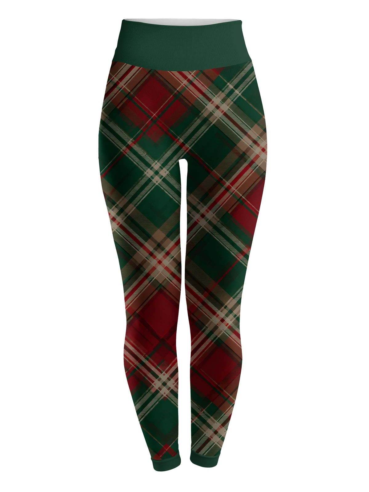 "Tamasha" Christmas Leggings — flat