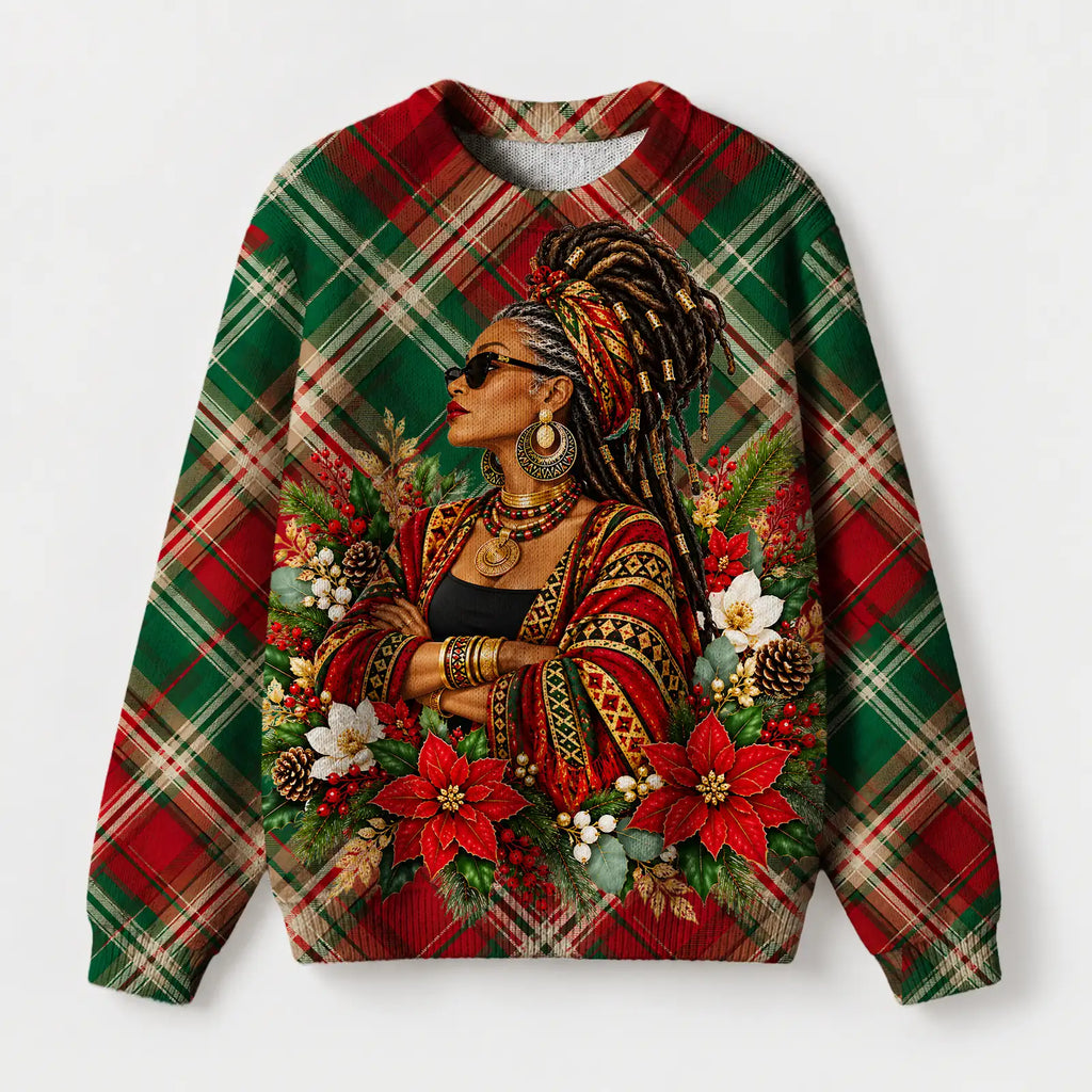 "Tamasha" Christmas Sweatshirt — front view