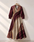 "Tapa" Long Puff Sleeve Dress Promo