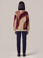 "Tapa" Sweatshirt — back view on model