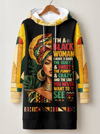 "Tatu" Hoodie Dress — front flat
