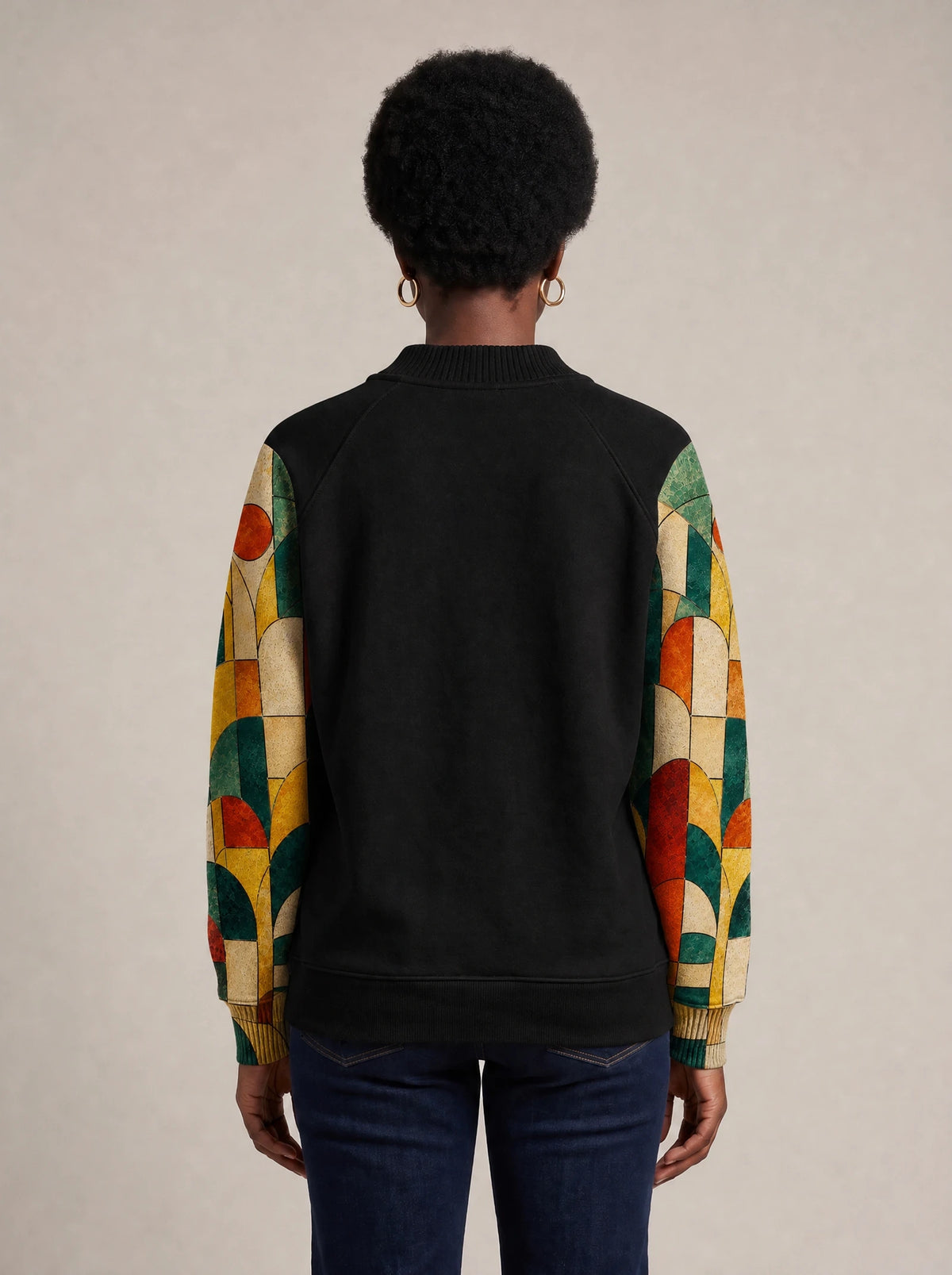 "Tatu" Sweatshirt — back view on model