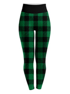 "Theluji" Christmas Leggings — flat