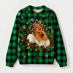 "Theluji" Christmas Sweatshirt — front view