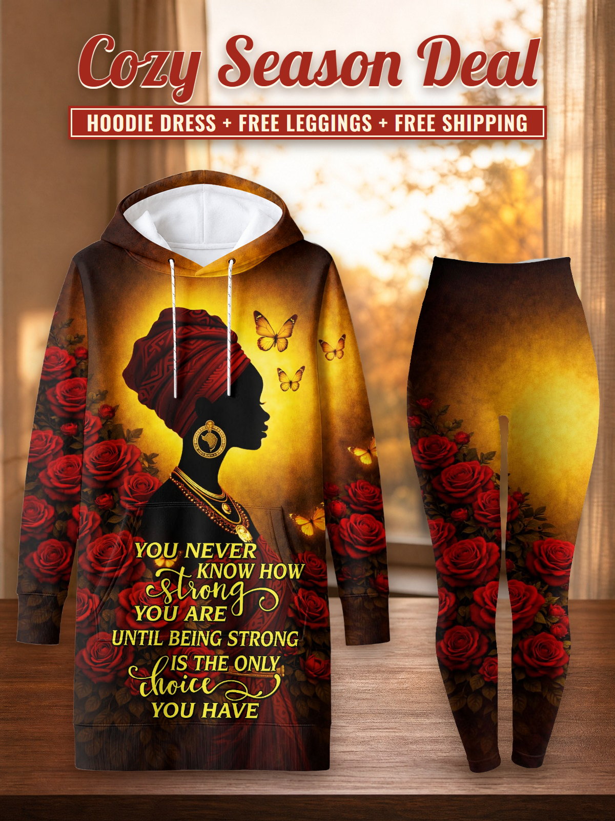 Thorn Hoodie Dress & Leggings Deal – Cozy Season Deal: hoodie dress + free leggings + free shipping