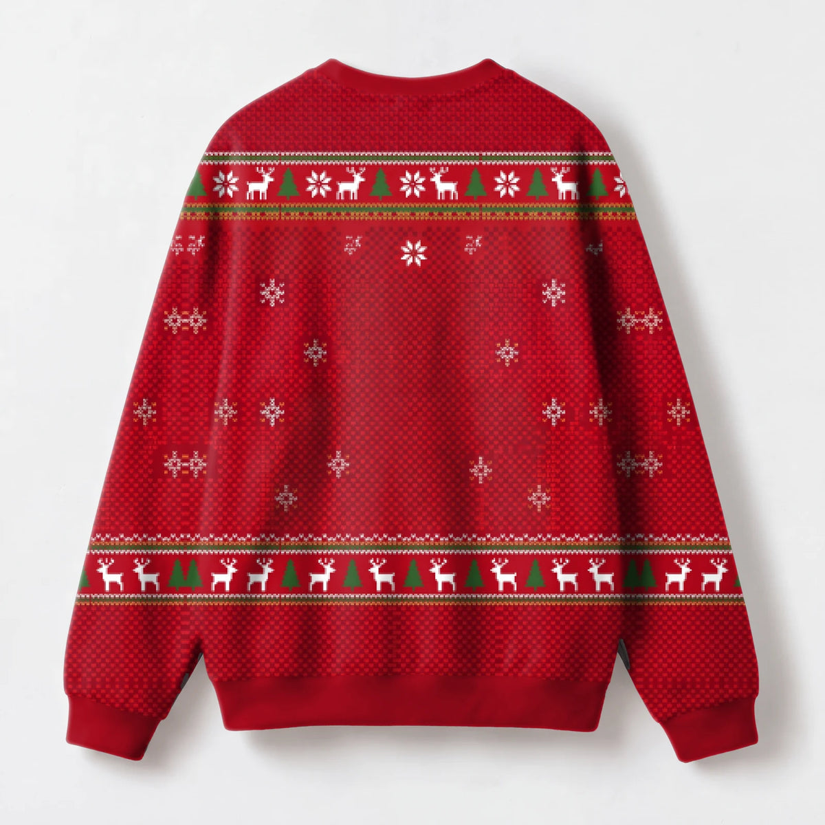 "Too Blessed" Christmas Sweatshirt — back view