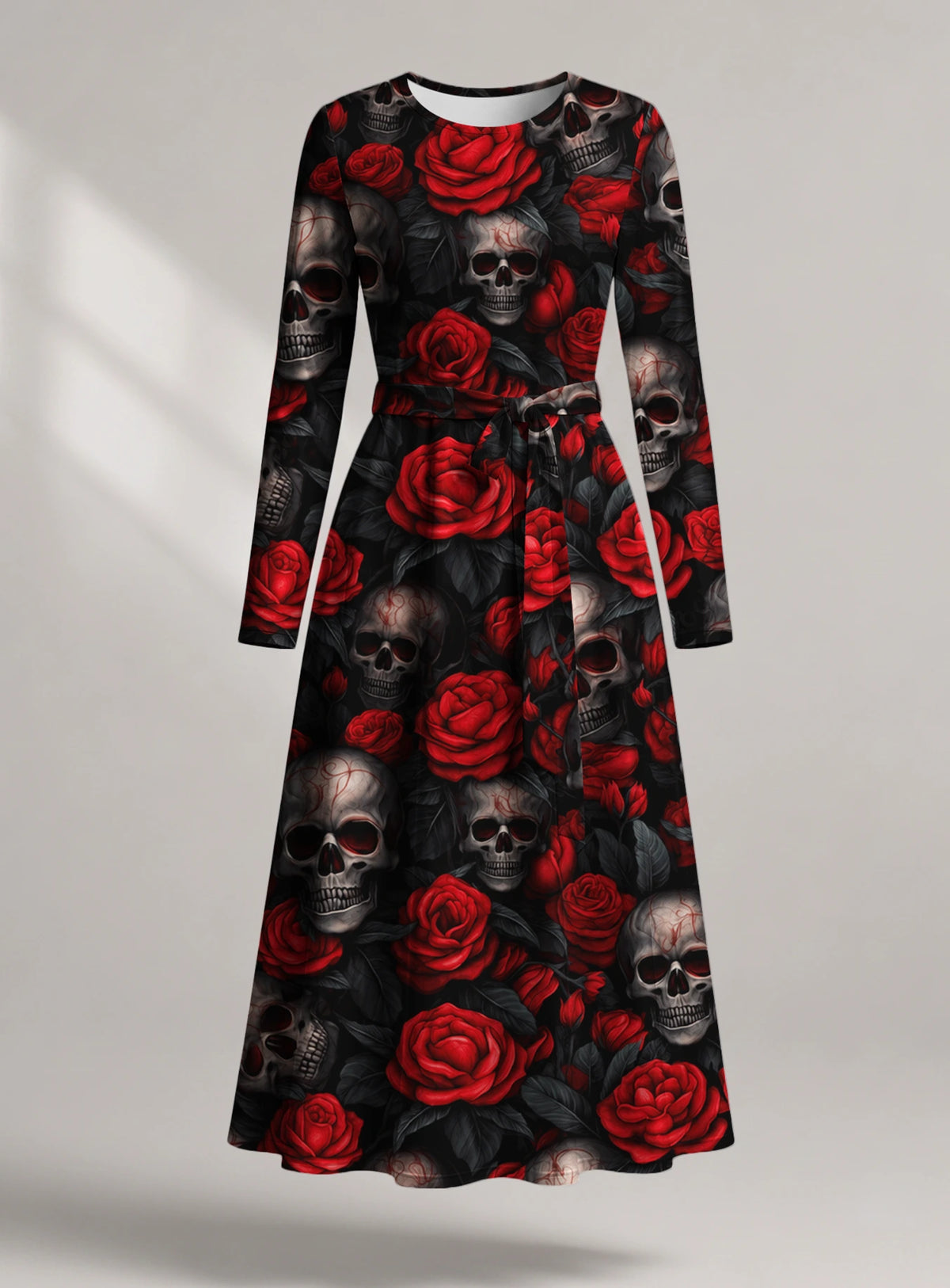 "Uchawi" Long Sleeve Midaxi Dress