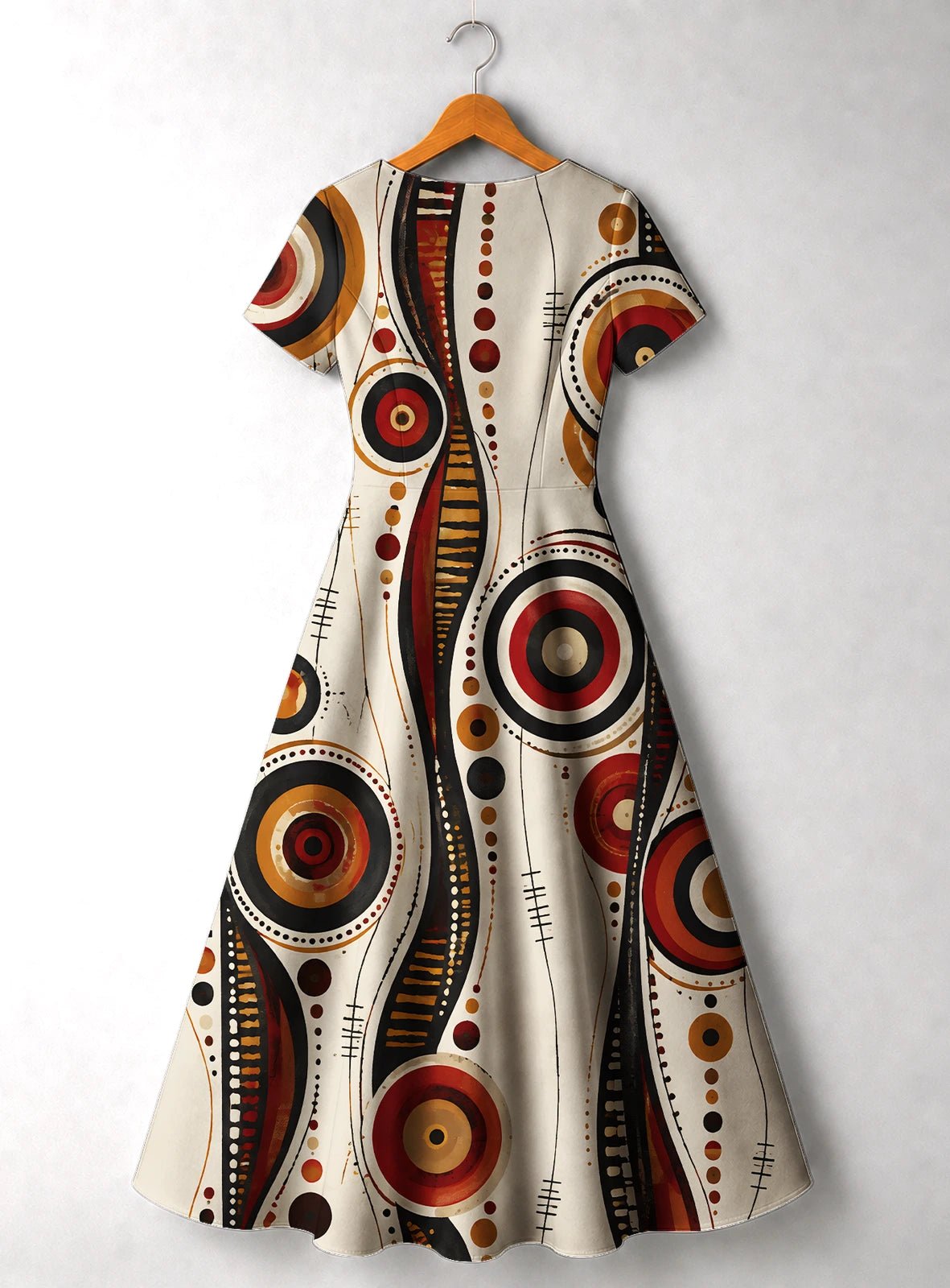 "Ufundi" V Neck Midi Dress Promo