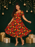 "Umoja" Sweetheart Midi Dress