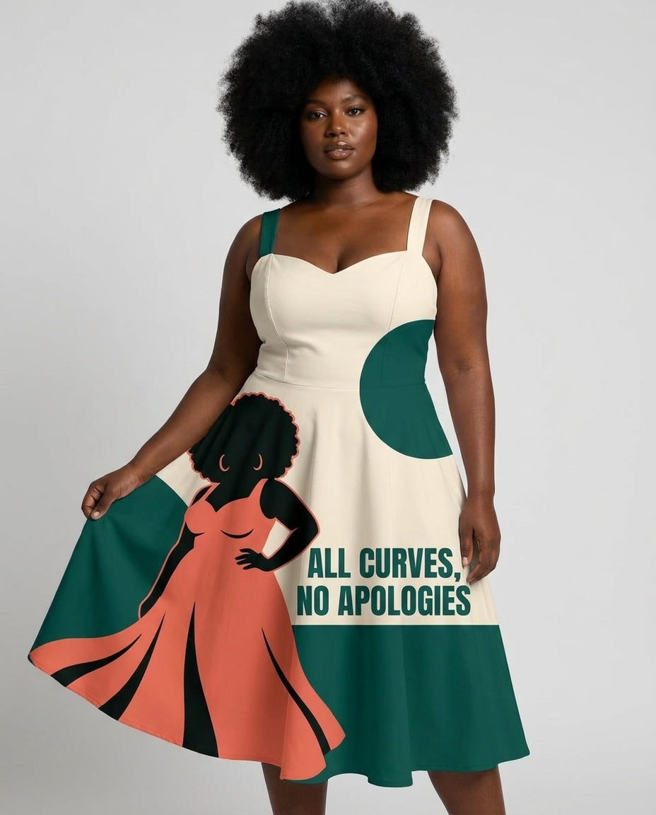 Unapologetic Corset Dress on model front