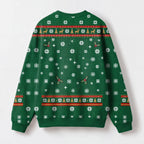 "Unbothered" Christmas Sweatshirt — back view