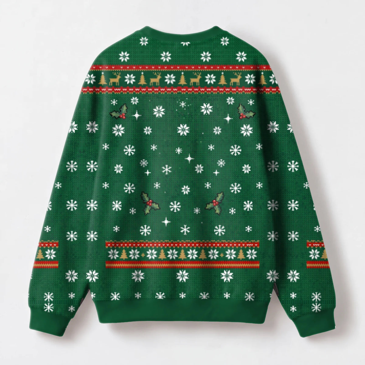 "Unbothered" Christmas Sweatshirt — back view