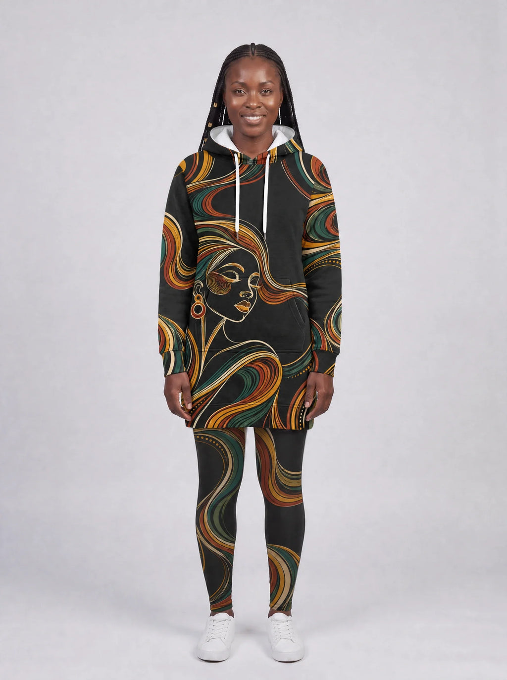 "Upepo" Hoodie Dress & Leggings Deal