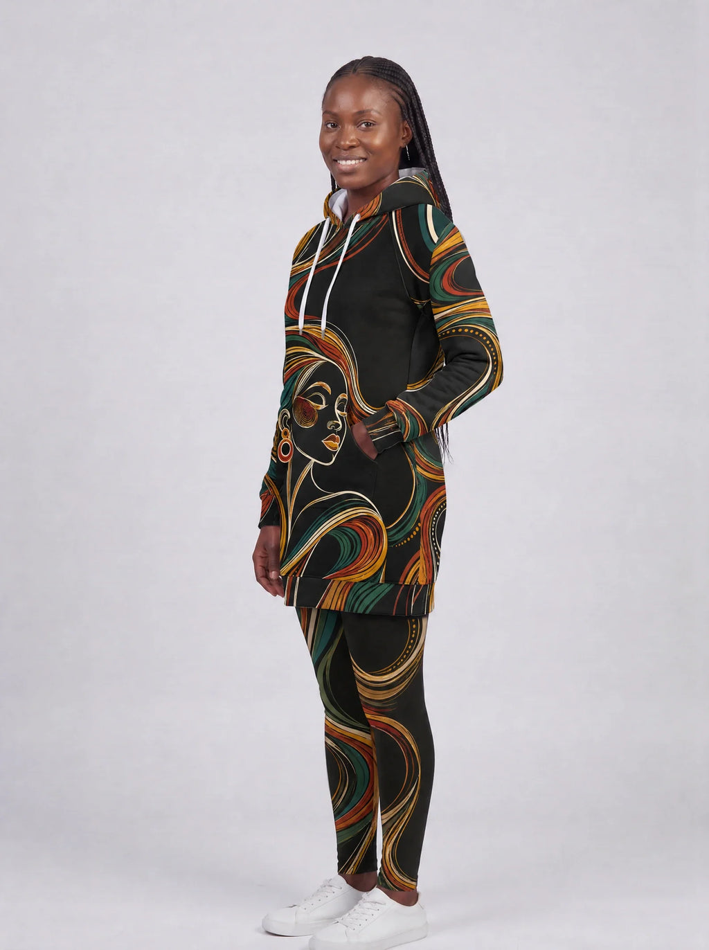 "Upepo" Hoodie Dress & Leggings Deal