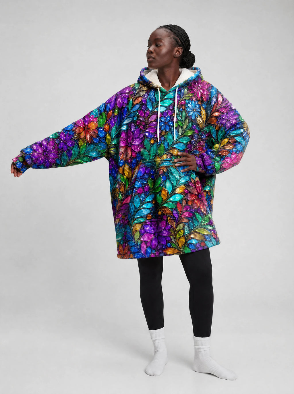 "Upinde" Blanket Hoodie — front
