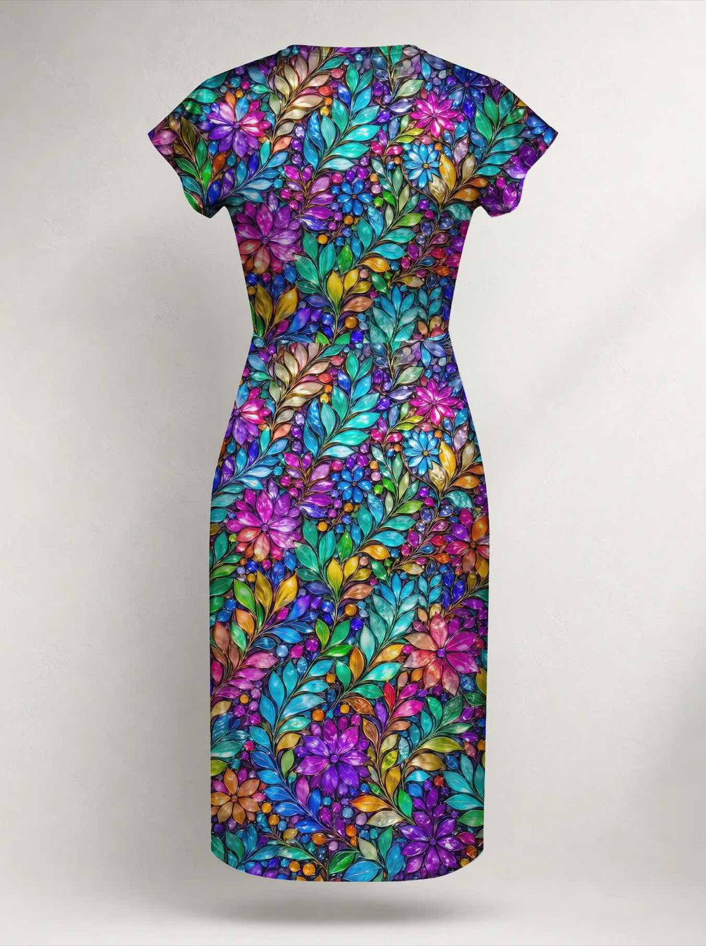 "Upinde" Cap Sleeve Midi Dress Promo