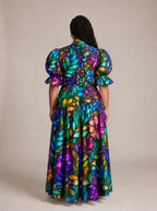 "Upinde" Puff Sleeve Dress