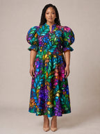 "Upinde" Puff Sleeve Dress