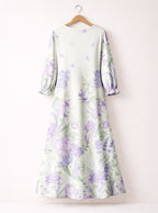 "Urujuani" Long Sleeve Maxi Dress
