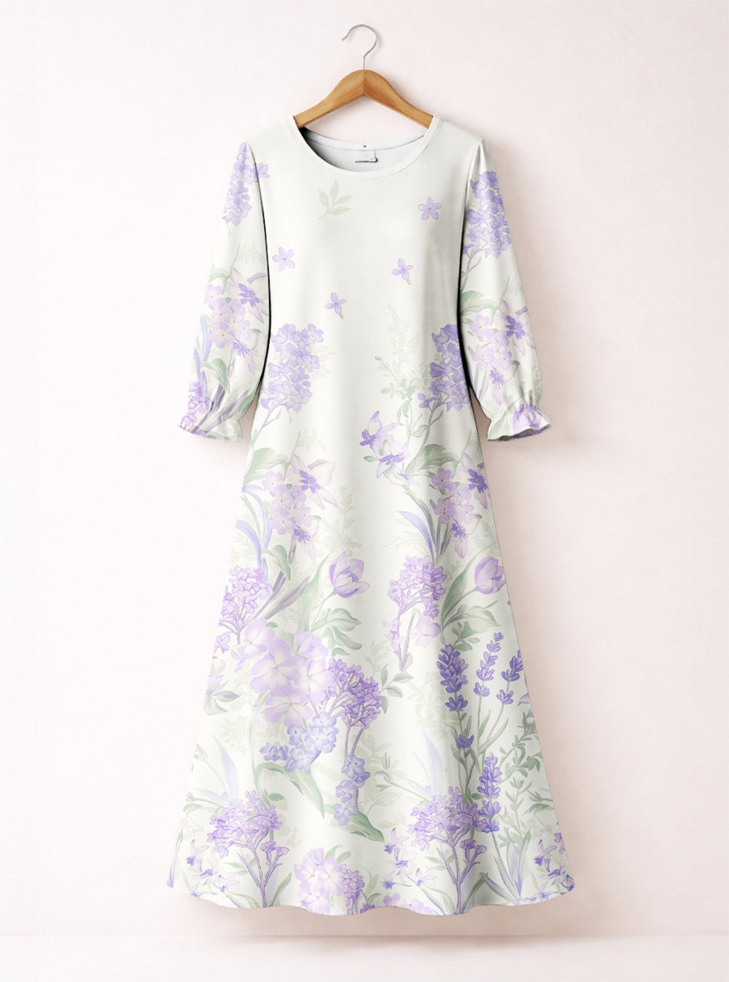 "Urujuani" Long Sleeve Maxi Dress
