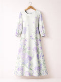"Urujuani" Long Sleeve Maxi Dress