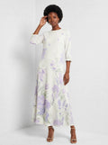 "Urujuani" Long Sleeve Maxi Dress
