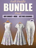 "Urujuani" 2 Dresses + Free Leggings
