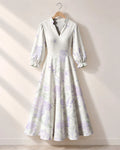 "Urujuani" Long Puff Sleeve Dress Promo