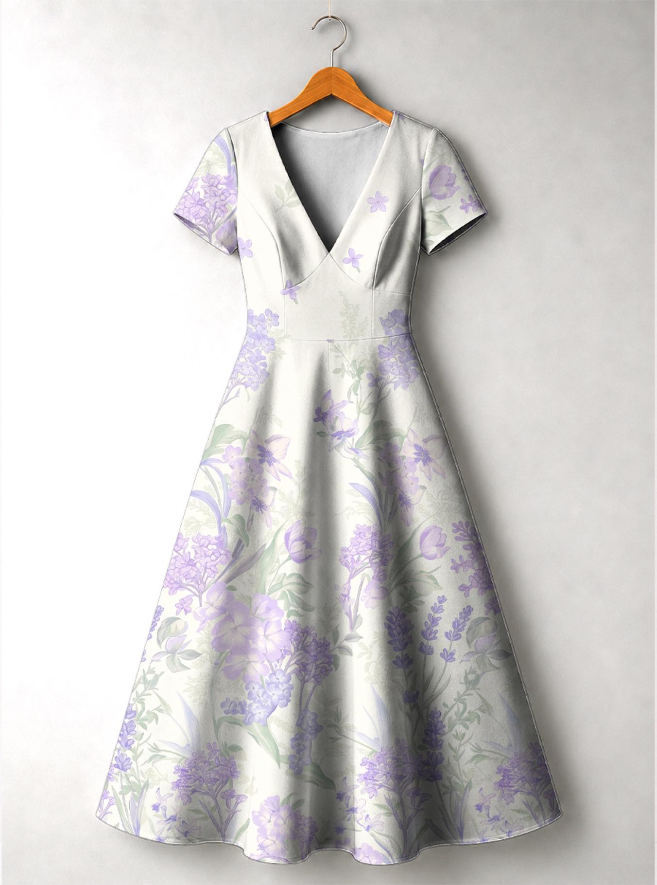 "Urujuani" Short Sleeve Maxi Dress