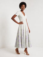 "Urujuani" Short Sleeve Maxi Dress — full body