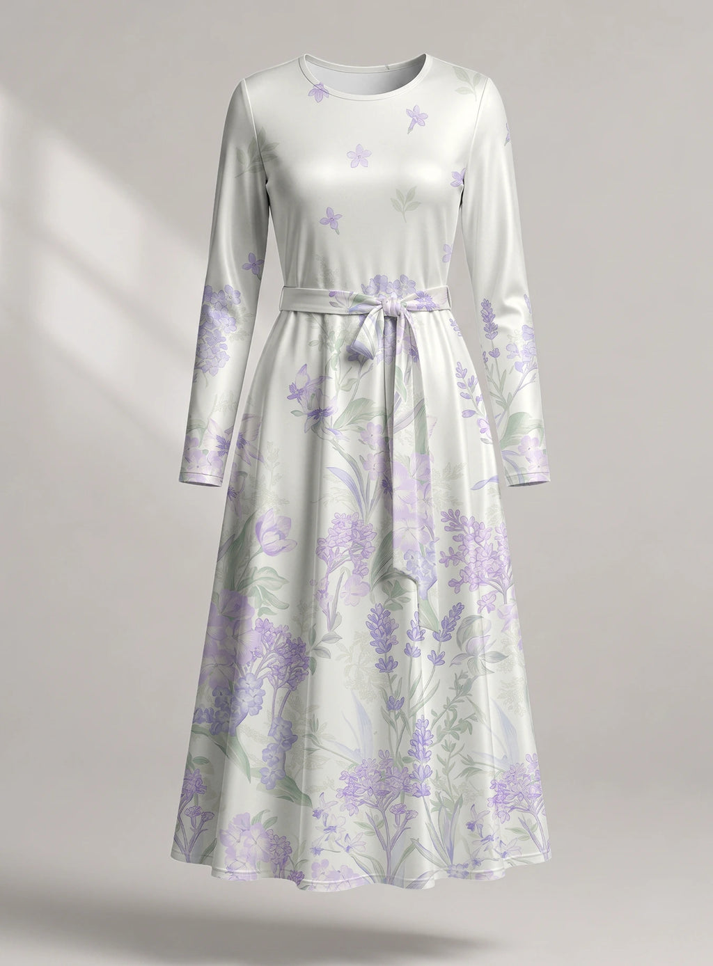 "Urujuani" Long Sleeve Midaxi Dress Promo