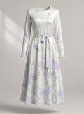 "Urujuani" Long Sleeve Midaxi Dress Promo