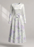 "Urujuani" Long Sleeve Midaxi Dress Promo